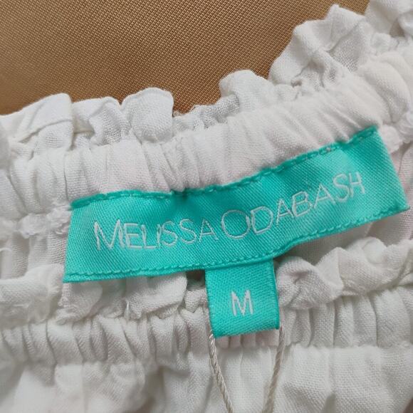 Melissa Odabash NWT White Dress Swimwear mosalma salma dress lace detail ruffle - Picture 16 of 16